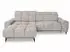 Beautysofa Marco Mini Ecksofa L-Form links, Chenille beige, elektrische Sitztiefenverstellung (800002102731)