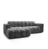 Masseno TISI Ecksofa L-Form, Chenille, grau, 274x165cm (800002130330)