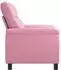 vidaXL Sofa rosa 178x90x95cm Stoff