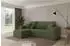 ALTDECOR SENO-L Ecksofa mit Schlaffunktion, Bouclé, olivgrün, 249x139cm (800002085884)