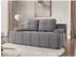 Mirjan24 Schlafsofa Lover mit Bettkasten, graphit, 202x95x95cm (Mela 50)