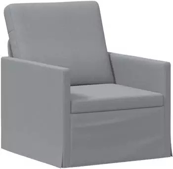 vidaXL Sessel hellgrau Stoff 70x81x82cm