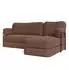 Masseno SABI Ecksofa, modular, Schlaffunktion, Bouclé-Stoff, braun (800001994091)