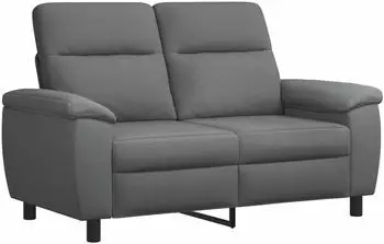 vidaXL Sofa dunkelgrau, Stoff, 158x90x95cm