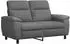 vidaXL Sofa dunkelgrau, Stoff, 158x90x95cm