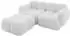 ALTDECOR Miko-L1 Ecksofa L-Form Bouclé weiß, 214x205cm