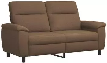vidaXL Sofa braun 178x90x95cm Stoff