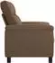 vidaXL Sofa braun 178x90x95cm Stoff