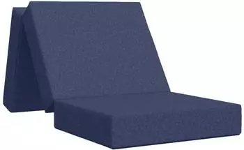 vidaXL Klappsofa-Bett 90x63x45cm blau
