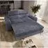Masseno Benete Schlafsofa 2-Sitzer Cordstoff grau (800002130453)
