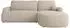 Mirjan24 Loridu Premium Ecksofa L-Form mit Schlaffunktion und Bettkasten, Plüsch, naturfarben (800002080162)