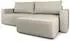 Masseno Belise Ecksofa L-Form, Velours, creme, mit Schlaffunktion (800001592884)