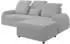 Mirjan24 Soreno Eckschlafsofa mit Bettkasten, Ottomane rechts, hellgrau (800002107619)
