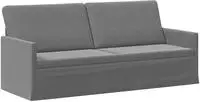 vidaXL 3-Sitzer Sofa Dunkelgrau 190 x 81 x 82 cm Samt (V)