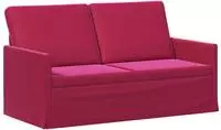 vidaXL 2-Sitzer Sofa Weinrot 150 x 81 x 82 cm Samt (V)