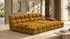 Kawola AMIA Big Sofa Velvet, cognac, 3-Sitzer (KA493022F)
