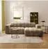 Masseno TISI Ecksofa L-Form, Chenille, beige (800002130530)