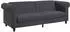 Dorel Home Felix II Schlafsofa 3-Sitzer Cord anthrazit (23520729-0)