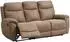Beautysofa Dolce 3-Sitzer-Relaxsofa mit Rückenlehnenverstellung, Velours, sandfarben, 215cm