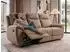 Beautysofa Dolce 3-Sitzer-Relaxsofa mit Rückenlehnenverstellung, Velours, sandfarben, 215cm