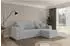 ALTDECOR SENO-L Ecksofa mit Schlaffunktion L-Form 249x139x85cm grau (800002085429)