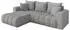 ALTDECOR MILA-L-v1 Ecksofa mit Schlaffunktion, L-Form, hellgrau, Bouclé, 277x195x86cm (800002085765)