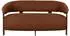 White Label Robyn 2-Sitzer Sofa, Stoff, braun (Robyn)