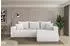 ALTDECOR Mila-L Ecksofa mit Schlaffunktion, Bouclé, weiß, 277x194x86cm (800002085602)