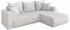 ALTDECOR Mila-L Ecksofa mit Schlaffunktion, Bouclé, weiß, 277x194x86cm (800002085602)