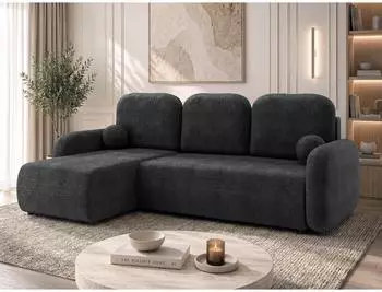 Mirjan24 Gizefa Ecksofa mit Schlaffunktion und Bettkasten, L-Form (800002110403)