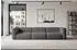 ALTDECOR MIRA-S2 modulares Sofa 3-Sitzer, grau, Bouclé (800002028044)