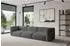 ALTDECOR MIRA-S2 modulares Sofa 3-Sitzer, grau, Bouclé (800002028044)