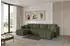 ALTDECOR Gard-U Wohnlandschaft U-Form mit Schlaffunktion, olivgrün, Bouclé, 300x146x85cm (800002086009)