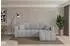 ALTDECOR GARD-L Ecksofa mit Schlaffunktion und Bettkasten, L-Form, grau, 226x146x85cm (800002085589)