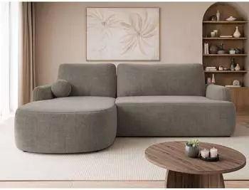 Mirjan24 Loridu Premium Ecksofa L-Form mit Schlaffunktion & Bettkasten, Chenille, 250x174x90cm (800002080107)