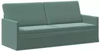 vidaXL 3-Sitzer Sofa Meergr&uuml;n 190 x 81 x 82 cm Samt (V)