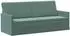 vidaXL 3-Sitzer Sofa meergrün, Samt, 190x81x82cm