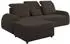 Mirjan24 Soreno Eckschlafsofa mit Bettkasten, L-Form links, dunkelbraun (800002107622)