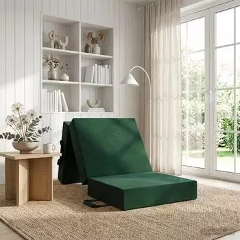 vidaXL Klappsofa 75x67x45cm dunkelgr&uuml;n