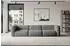 ALTDECOR MIRA-S2 modulares Sofa 3-Sitzer, grau, Velours (800002028045)