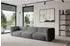 ALTDECOR MIRA-S2 modulares Sofa 3-Sitzer, grau, Velours (800002028045)