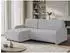 Mirjan24 Nest Ecksofa mit Schlaffunktion und Bettkasten, Chenille, hellgrau (800002123052)