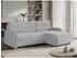 Mirjan24 Nest Ecksofa mit Schlaffunktion und Bettkasten, Chenille, hellgrau (800002123052)