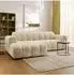 Masseno TISI Ecksofa L-Form, Chenille, creme (800002130325)