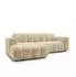 Masseno TISI Ecksofa L-Form, Chenille, creme (800002130325)