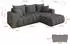 ALTDECOR MILA-L-v1 Ecksofa mit Schlaffunktion, L-Form, Bouclé grau, 277x195x86cm