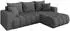 ALTDECOR MILA-L-v1 Ecksofa mit Schlaffunktion, L-Form, Bouclé grau, 277x195x86cm