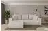 ALTDECOR MILA-L Ecksofa mit Schlaffunktion, Cord, creme, 277x194x86cm (800002085583)