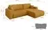 ALTDECOR BERY-L Ecksofa mit Schlaffunktion, Cord, senfgelb, 276x193cm (800002085960)