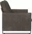 vidaXL 2-Sitzer Sofa dunkelgrau, Kunstwildleder, 150x81x82cm
